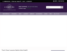 Tablet Screenshot of coutureusa.com